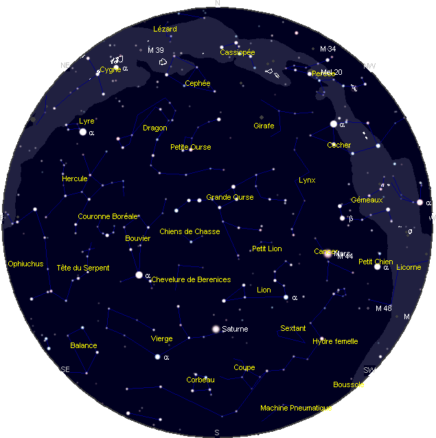 le ciel de Avril 2010