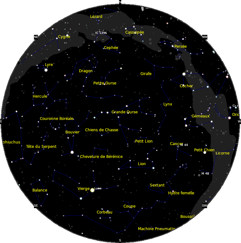 le ciel de Avril 2022