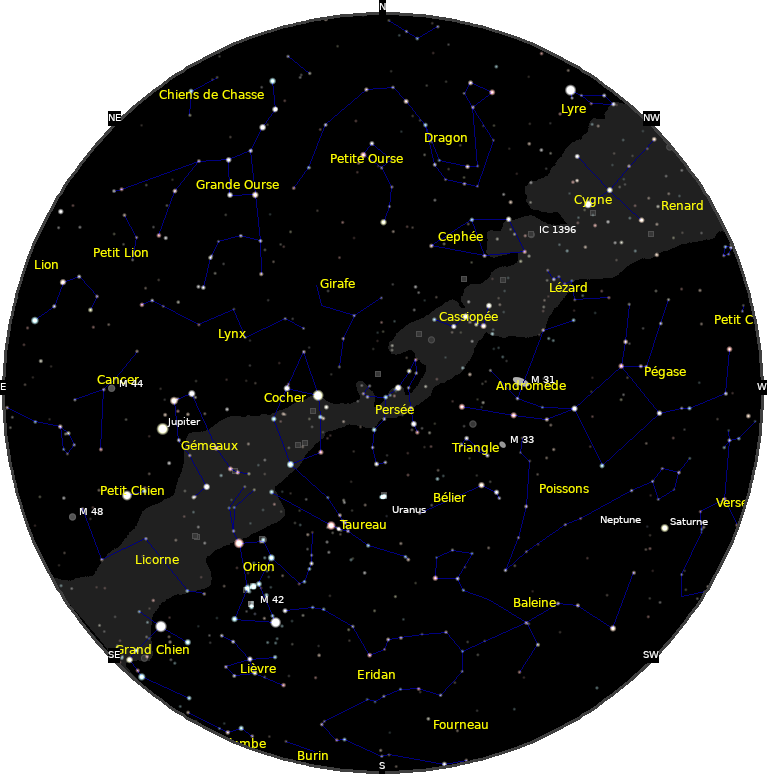 le ciel de Décembre 2025