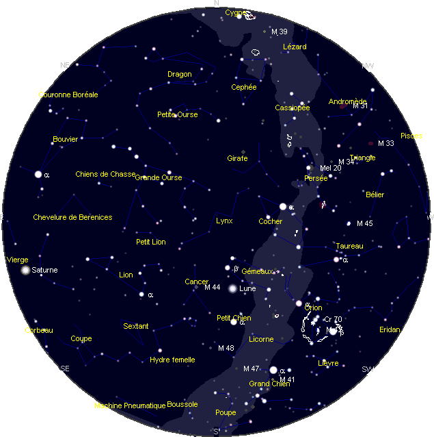 le ciel de Février 2011