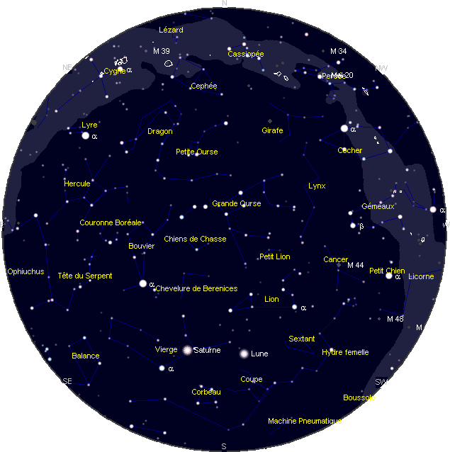 le ciel de Avril 2011