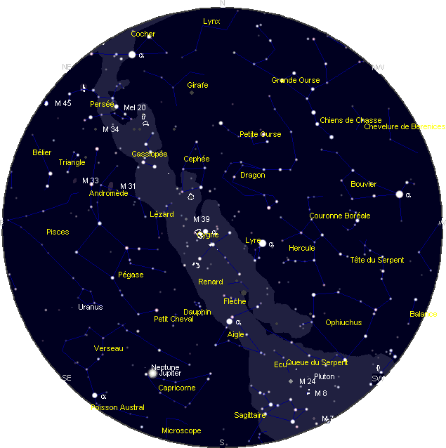 le ciel de Août 2009