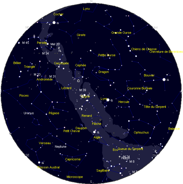 le ciel de Août 2012