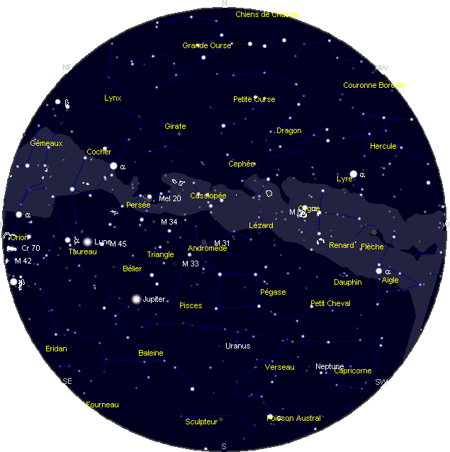 le ciel de Octobre 2011