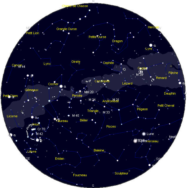 le ciel de Novembre 2010