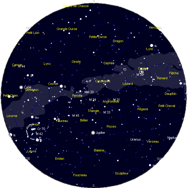 le ciel de Novembre 2011