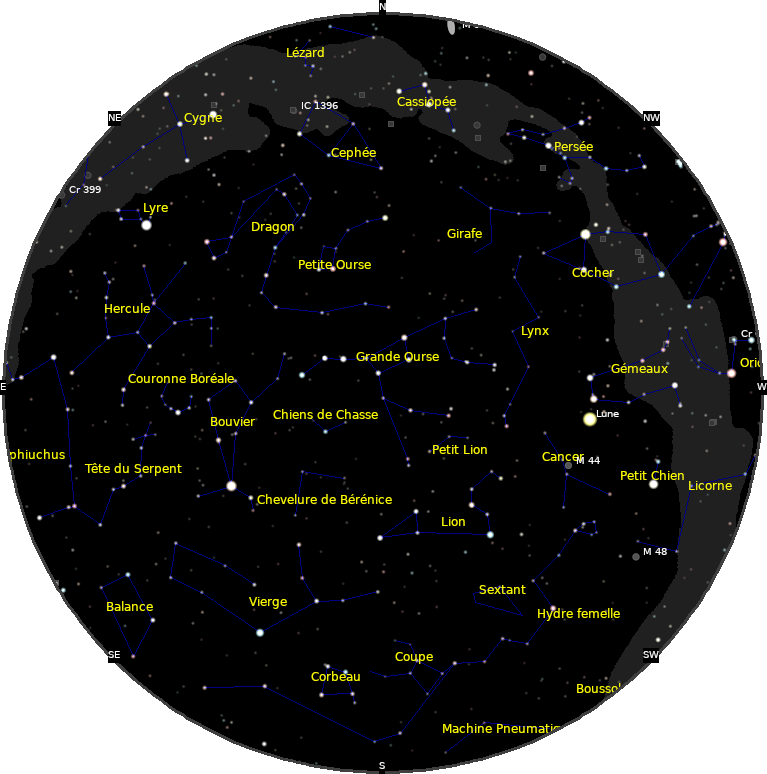 le ciel de Avril 2024