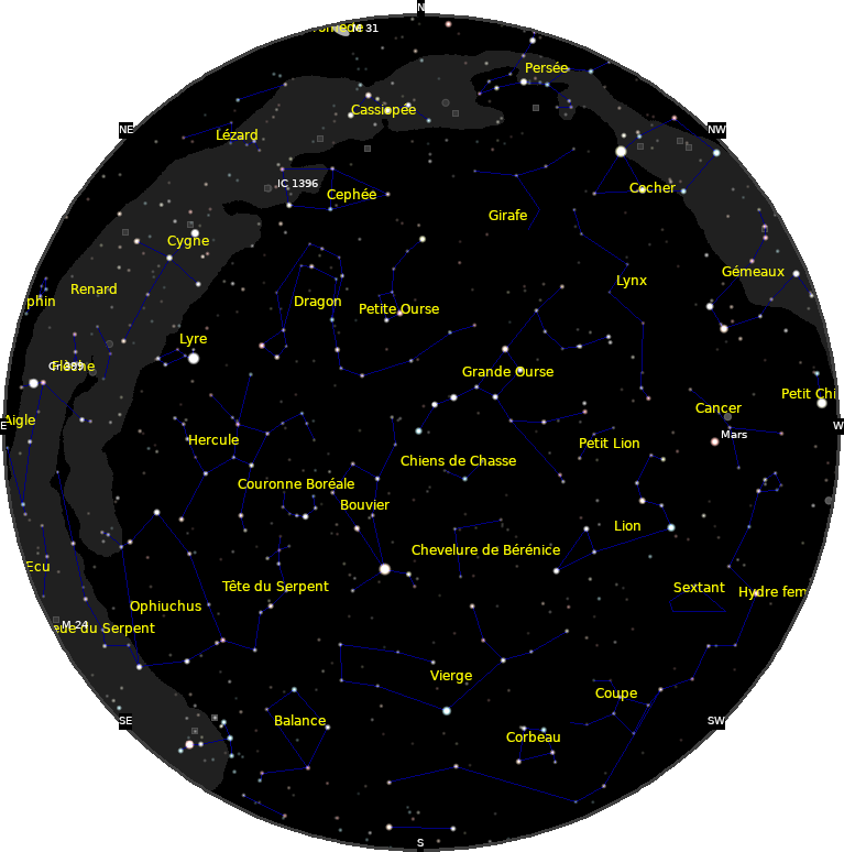 le ciel de Mai 2025