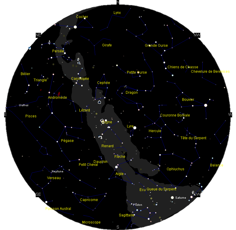 le ciel de Août 2017