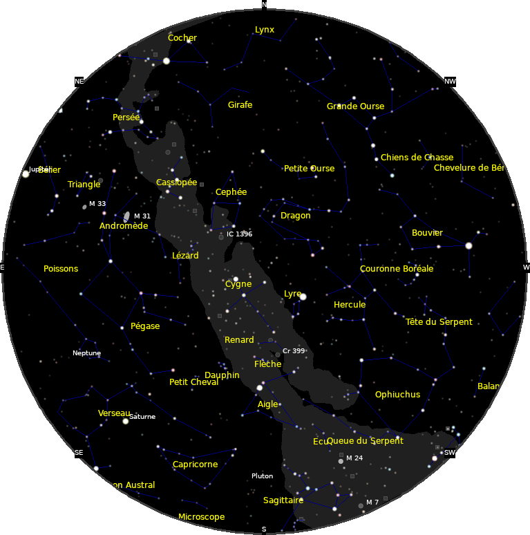 le ciel de Août 2023