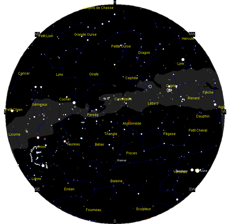 le ciel de Novembre 2018