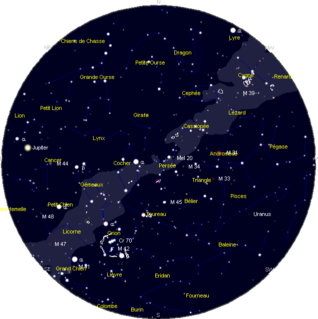 le ciel de Décembre 2014