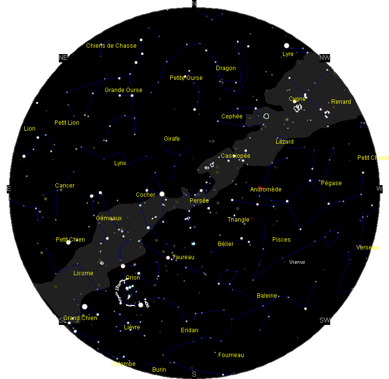 le ciel de Décembre 2015