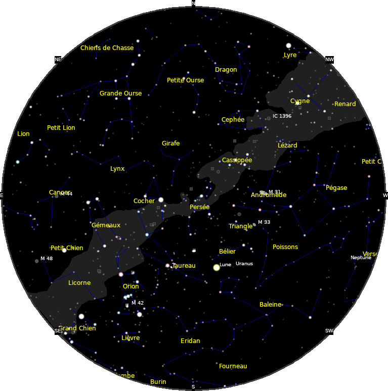 le ciel de Décembre 2021