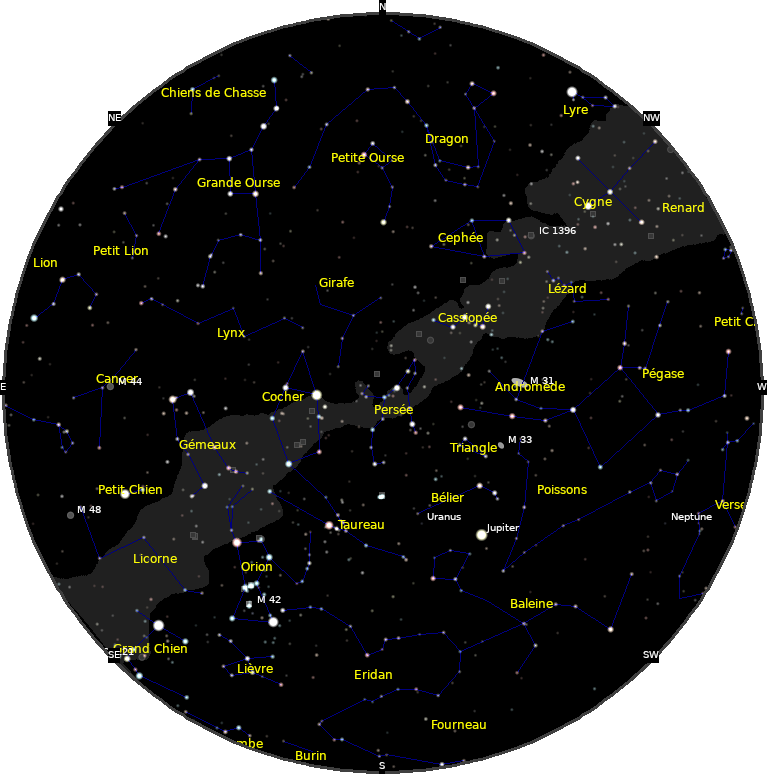 le ciel de Décembre 2023